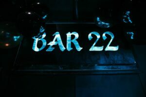 About Bar 22 Ho Chi Minh City Sign