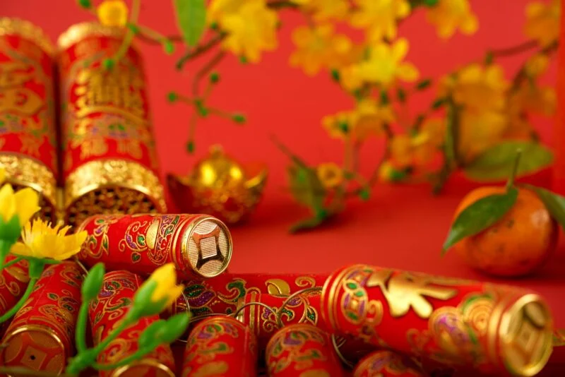 Firecrackers for Chinese New Year