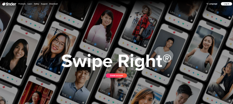 Tinder the most poplular dating app to meet vietnamese girls