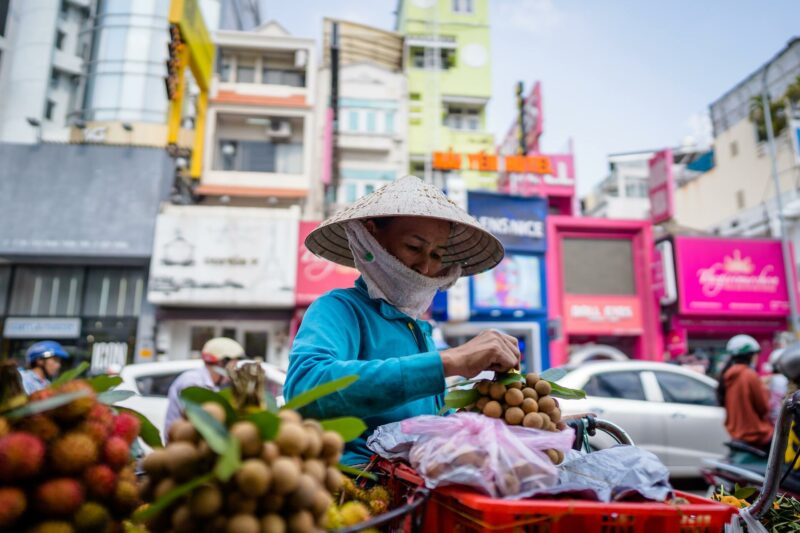 胡志明市街頭小吃