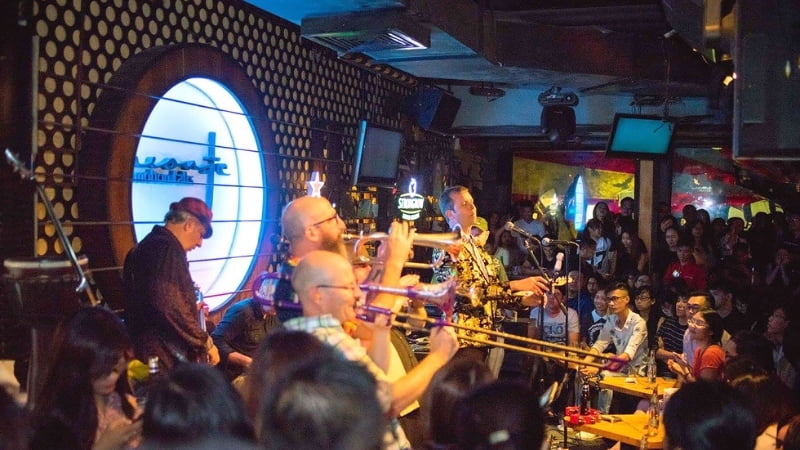 Live Music Bar On New Years Eve In Ho Chi Minh City