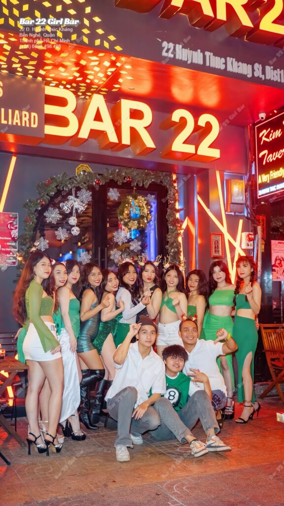 Bar 22 Girl Bar Ho Chi Minh City Christmas Party 2023 67